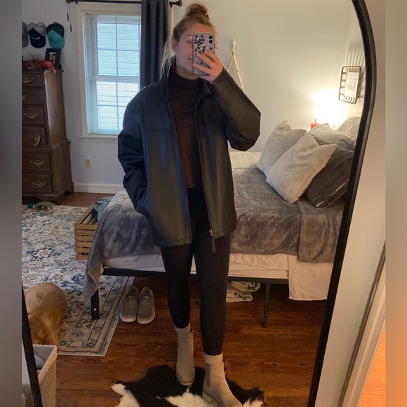 Burk’s Bay Leather Jacket Vintage - Picture 2 of 8